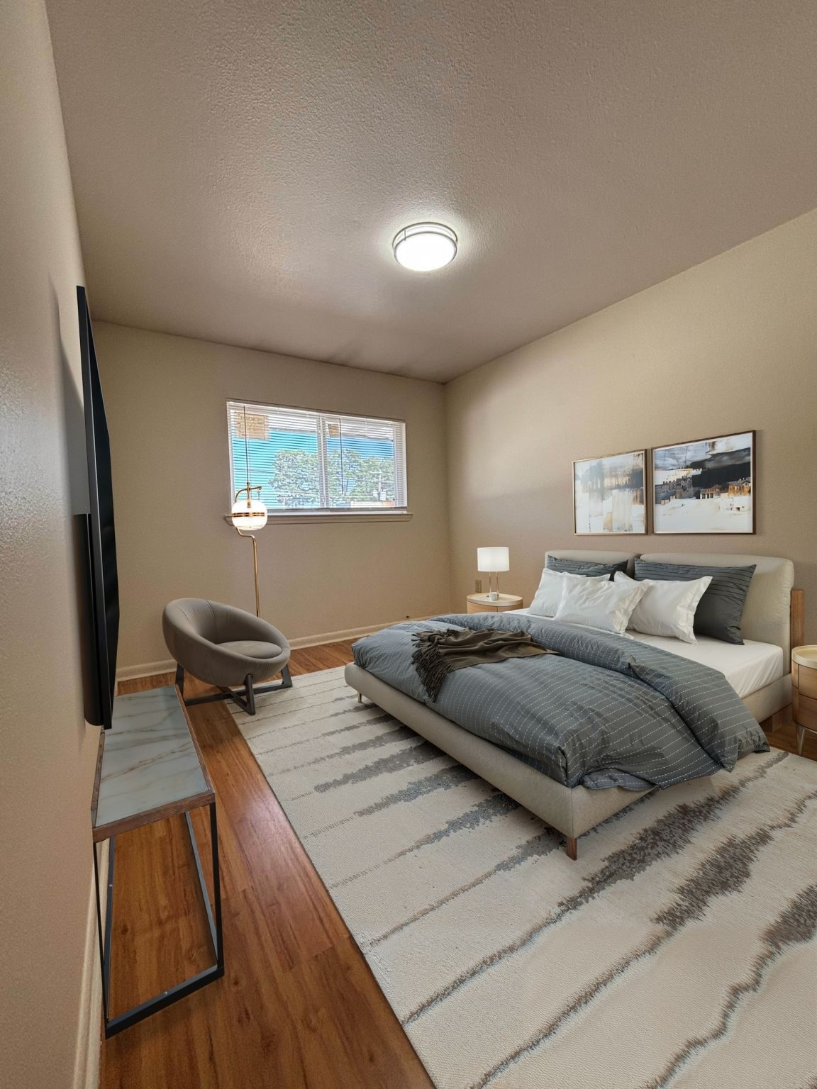 Bedroom with natural light